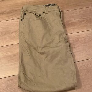 Mens adult 38/32 New york slim straight cargo pants